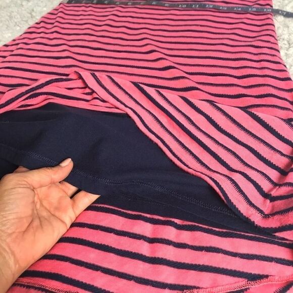 SPLENDID Pink Striped Sleeveless Tunic Small | SPLENDID fit flare tunic small - Picture 8 of 9